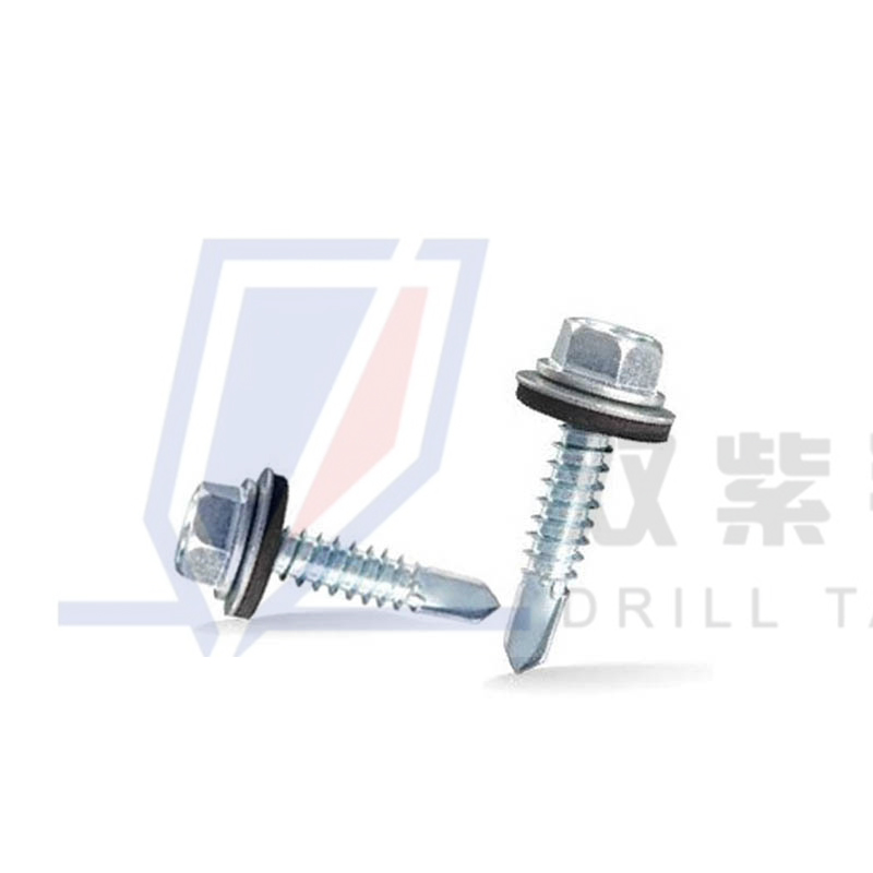 Reasonable price for Colored Drywall Screw - 5.5mm series hex head self drilling screws – Shuangzi