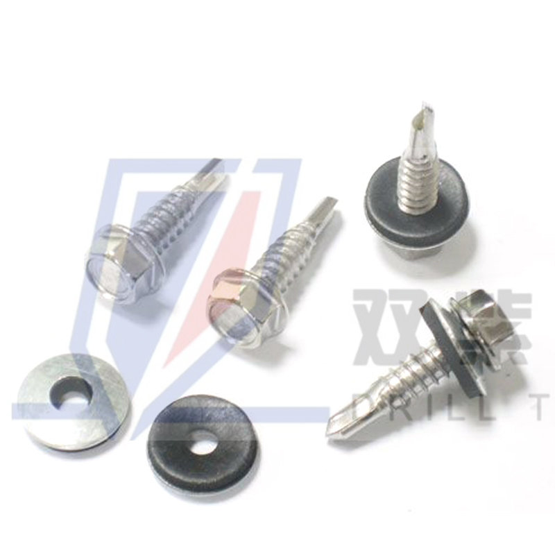 Hex head self drilling screws with epdm bonded washer Featured Image