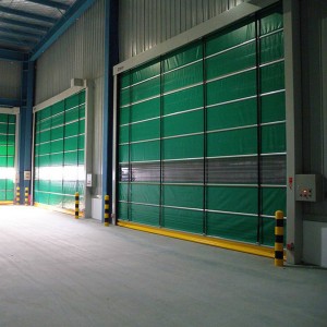 factory Outlets for Pc Crystal Rolling Doors - HIGH SPEED FOLD UP DOOR – Shuotian