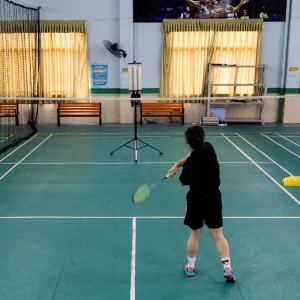 New Siboasi badminton training machine B2021C in Cheap cost