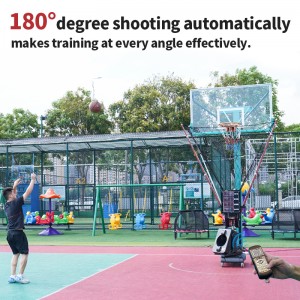 New K2100AW Siboasi Basketball Trainer Machine With Screen to Show Shot Data