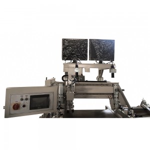 Auto flat screen printing machine with Dust electrostatic and positioning system