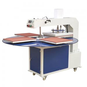 T-shirt industrial heat press machines four-station transfer heat transfer machine