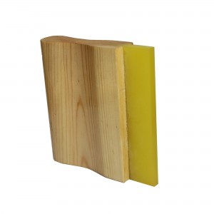 Silk screen printing wooden handle squeegee blade