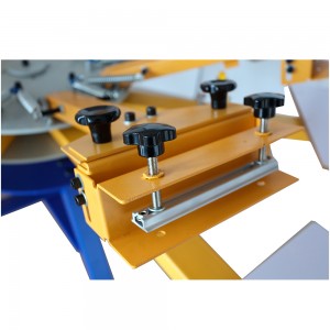 4color 4 station screen printing machine