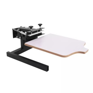 1 color 1 station screen printing machine