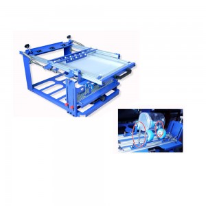 Curved surface screen printing machine