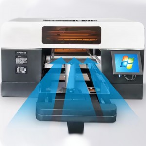 A2 Double Platforms เครื่องพิมพ์ DTG เครื่องพิมพ์เสื้อยืด
