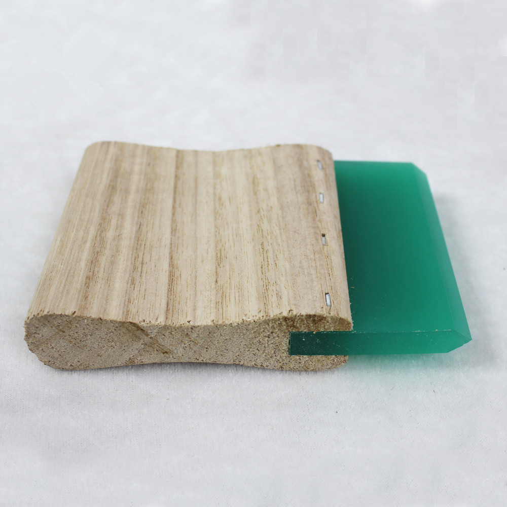 Manufacturing Companies for Silk Screen Print Mesh -
 Wooden handle squeegee blade  – Jiamei