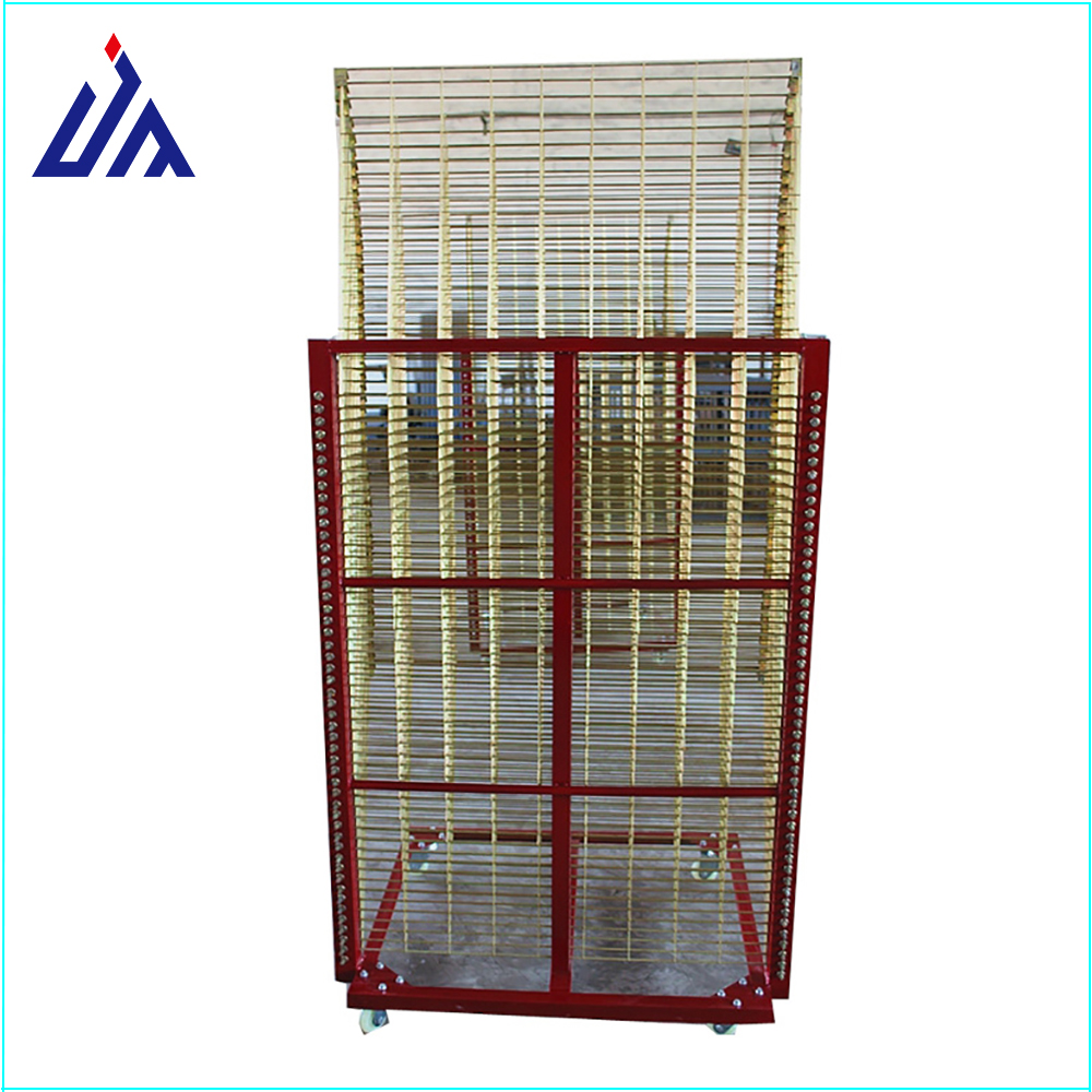 Hot New Products Squeegee Ink Scraper -
 Screen Printing Drying Rack-1000x2000mm reinforce mesh size  – Jiamei