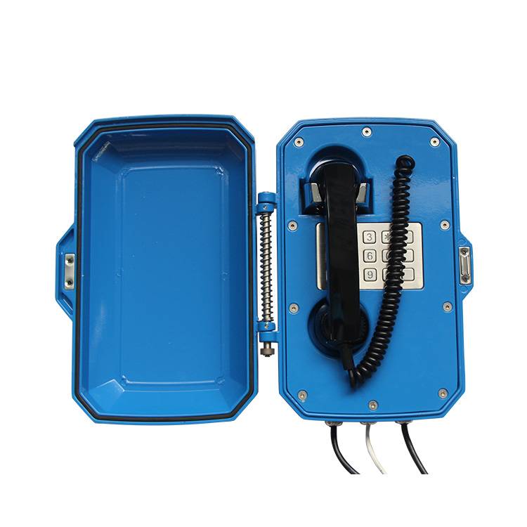 Blue Dustproof Dispatching System Telephone Featured Image