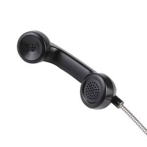 4 color spade prison telephone handset for industrial area A02