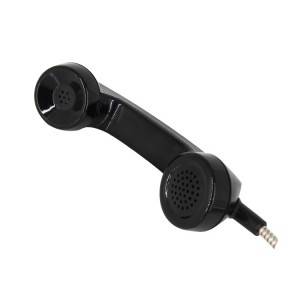 matte surface Telephone payphone usb handset for public booth