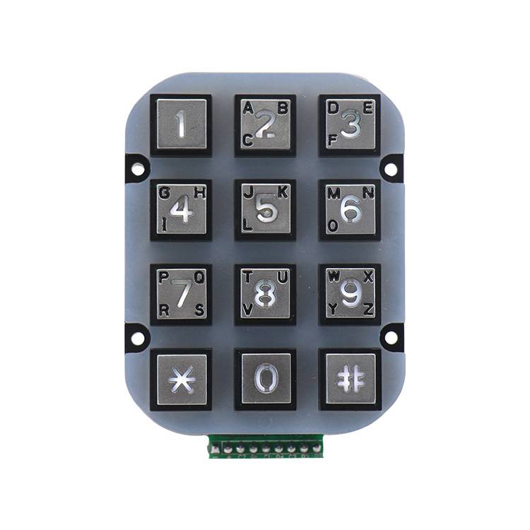 3×4 matrix numeric waterpoof garage entry system keypad-B663 Featured Image