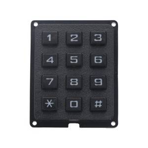 3×4 matrix numeric CNC machine vandal proof keypad -B110