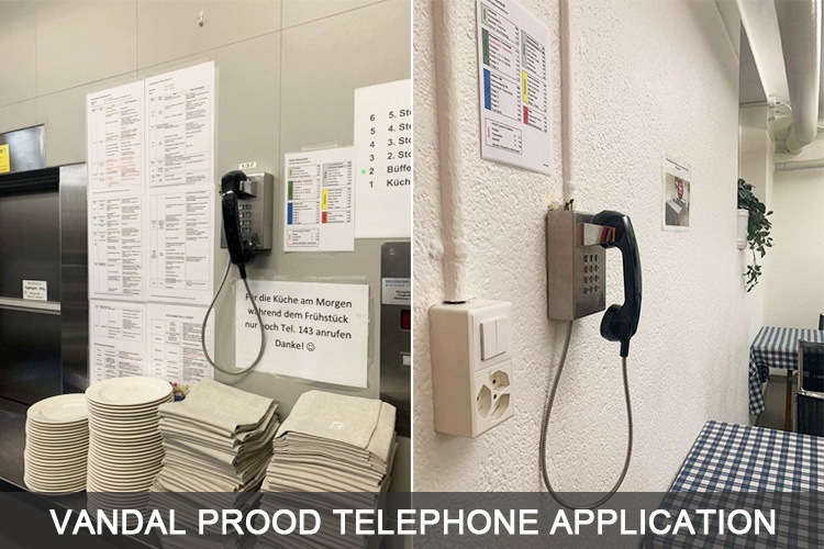Our JWAT145 Industrial Small Size Correctional Institute Ringdown Analog Prison Inmate phone JWAT145 was installed at Switzerland.