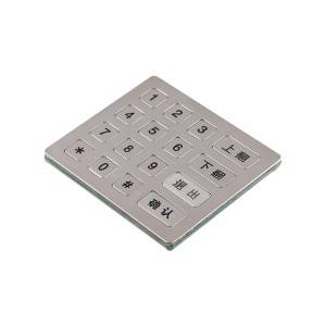 Automatic teller machine (ATM) dustproof digit access control industrial keypad B713