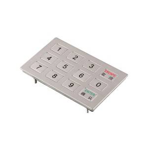 12 Keys Numeric Flameproof Keypad For CNC Machine Tools-B703