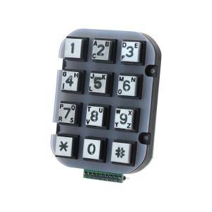 3×4 matrix numeric waterpoof garage entry system keypad-B663