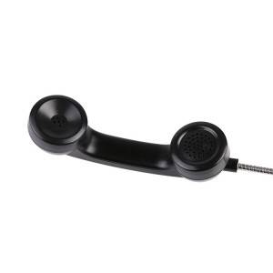 Explosion-proof G-style Industrial Outdoor PVC Curly Cord Retro Telephone Handset A02
