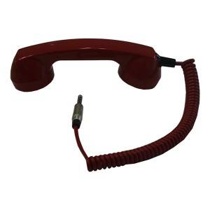 Waterproof PU coid cord Rugged Sip/Voip Prison Jail Telephone handset-A01
