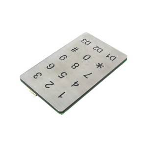 Waterproof access control system illuminated touch-screen control metal Keypad-B809