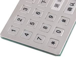 16 keys non-backlight anti explosion telephone keypad-B713