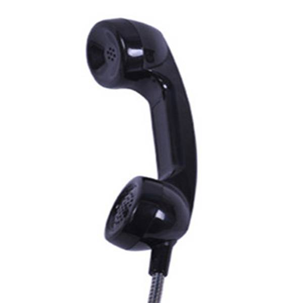 Waterproof PU coid cord Rugged Sip/Voip Prison Jail Telephone handset-A01 Featured Image