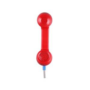 IP65 waterproof rugged industrial telephone plastic handset for harsh condition A03