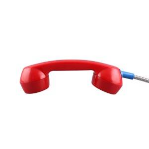 IP65 waterproof rugged industrial telephone plastic handset for harsh condition A03