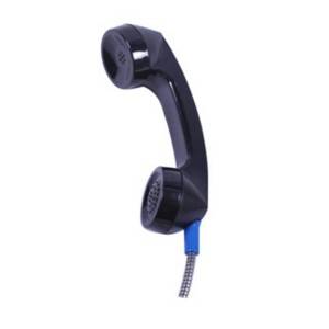 color customizable waterproof  inmate prison telephone handset with matte black handset A14
