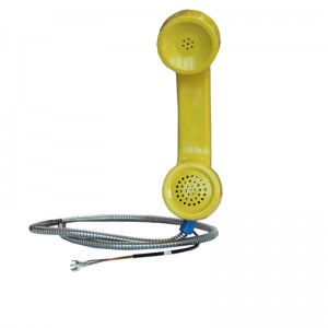 Yellow G style Inmate Industries Retro Phone Vandal Proof handset -A14