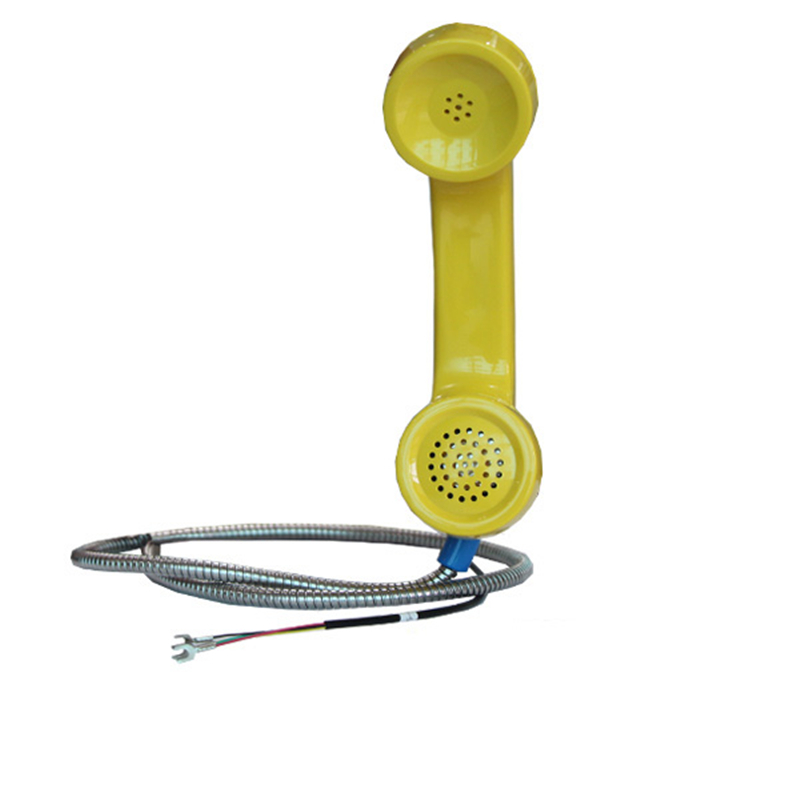 Yellow G style Inmate Industries Retro Phone Vandal Proof handset -A14 Featured Image