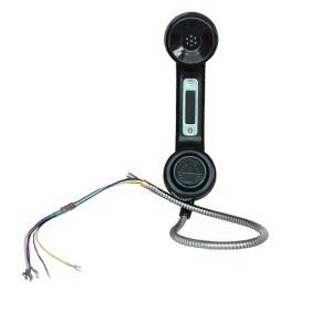 China with armoured cord payphone handset outdoor telephone handset school public telephone handset