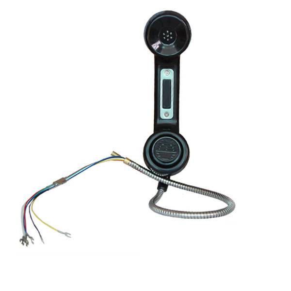 China with armoured cord payphone handset outdoor telephone handset school public telephone handset Featured Image