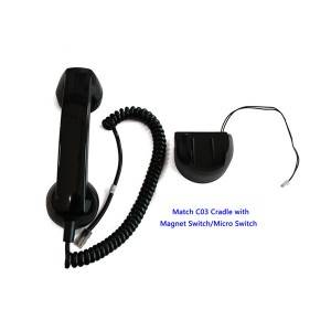 Noise cancelling handset Volume control handset telephone handset for Android Phones