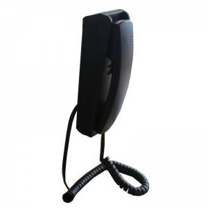 coil cord industrial OEM noise cancelling analog telephone handset with push to talk switch A16