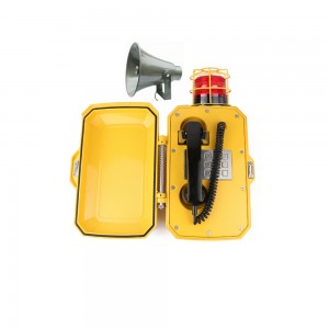 Joiwo VOIP Weatherproof Telephone with Loudspeaker and Warning Light JWAT909