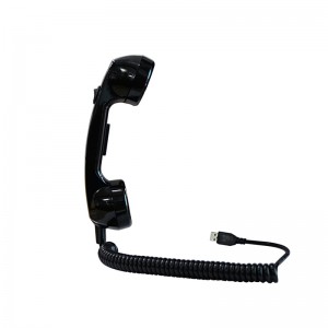 Industrial IP65 Anti-Radiasi Carbon Loaded PTT switch handset-A15