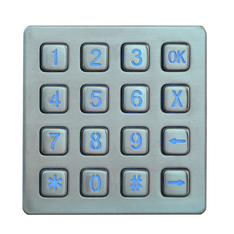 Waterproof LED numeric backlit keypad-B881 Featured Image