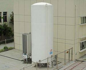 Кіслародная азотна-газавая газанапорная станцыя для газавых балонаў
