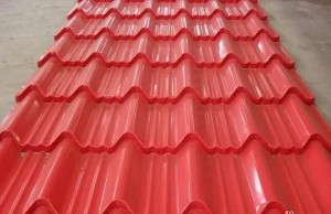 PPGI PPGL Gi Gl Hiina värviga kaetud terasplekist gofreeritud katusekate PPGI katusekate