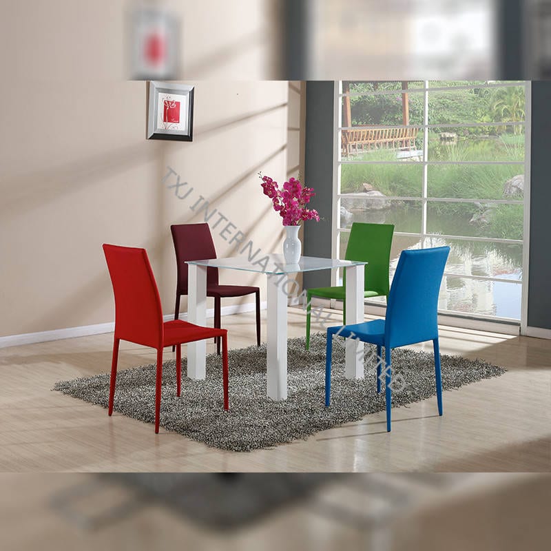 CTD-007A Tempered Glass Dining Table Featured Image