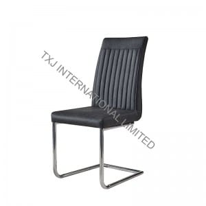 TC-1783 PU Dining Chair with Chromed Frame