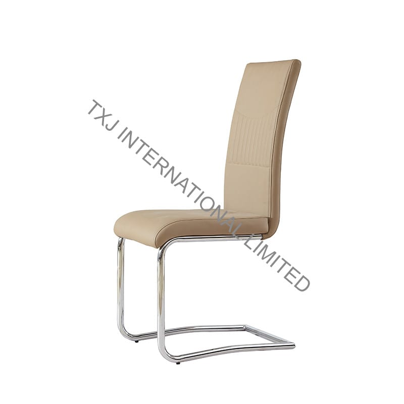 Best quality Furniture Table Beside Table - TC-1724 PU Dining Chair with Chromed Tubes – TXJ