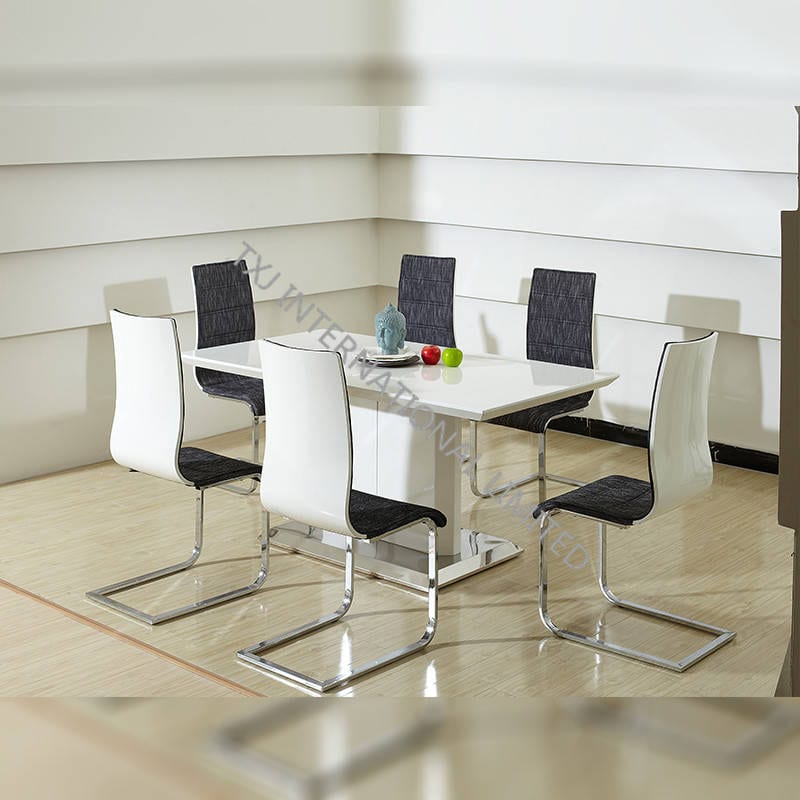 Wholesale Wood Dining Chair - TD-1516 MDF Extension Table White Color – TXJ