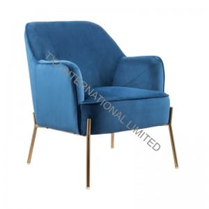 DELIA Velvet Fabric Relax Chair