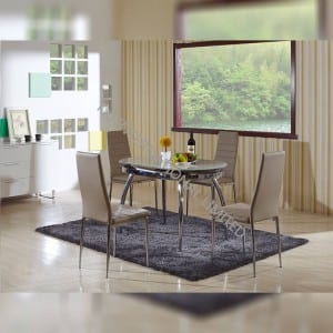 TD-1450 Extension Table, Tempered Glass Top