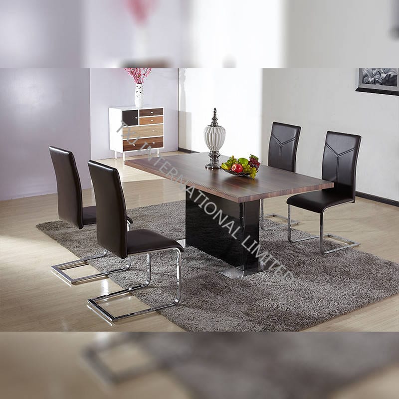 Big Discount Transparent Coffee Table - BD-1422 MDF Extension Table,With Nut Paper Veneer – TXJ