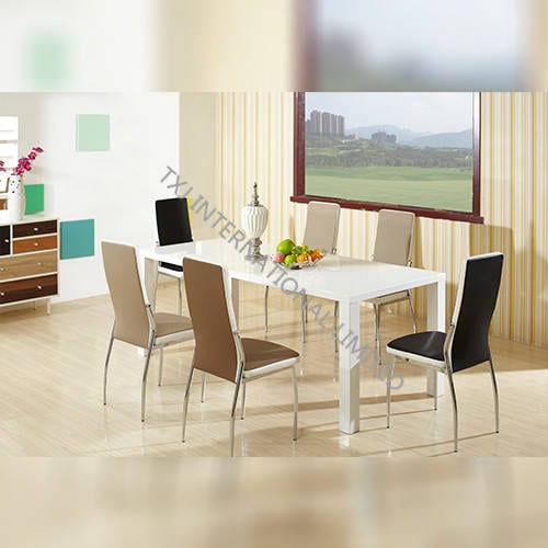 OEM manufacturer Vintage Dining Chair - PRIMA MDF Extension White Table – TXJ